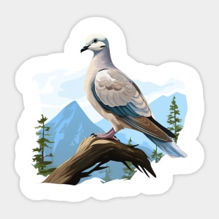 Collared Dove Sticker